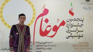 موسیقی موغام را در فضای مجازی با آموزش آنلاین آموختم